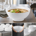 Thumbnail image #4 for American Metalcraft 85 oz White Round Melamine Noodle Bowl, 9-Inch Diameter