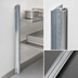 Thumbnail image #3 for Eagle Group 156-Inch Aluminum Standard Wall-Mounted Cantilevered Shelving Upright