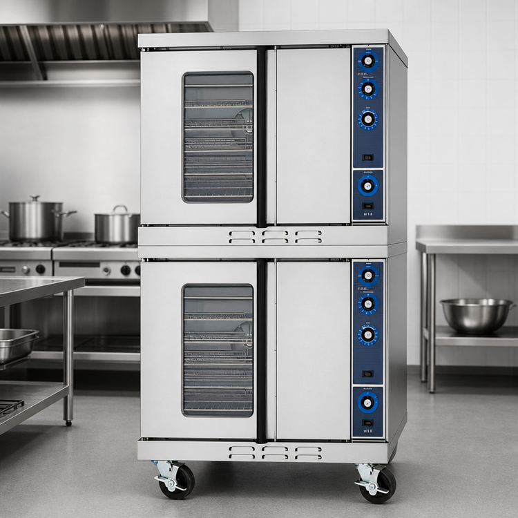 Product image #3 for Duke 613-G4XX Double Deck Deep Depth Gas Convection Oven with Solid State Controls