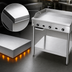 Thumbnail image #3 for Supreme JGT-2448-F 48 Inch Floor Model Gas Griddle with Thermostatic Controls