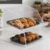 Thumbnail image #3 for Vollrath Countertop Curved-Front Full-Service Bakery Display Case, Non-Refrigerated, Rear Door, Clear Acrylic, 2-Tray Capacity