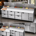 Thumbnail image #3 for Beverage Air DPD119HC-6 119-Inch Pizza Top Refrigerated Prep Table with 6 Drawers and 1 Door