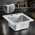 Thumbnail image #3 for Vollrath 155-4 Drop-In Self-Rimming Underbar Sink with 11 x 10 Inch Bowl