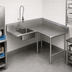 Thumbnail image #3 for Pro-Bowl L-Shaped Corner Soiled Dishtable with 20