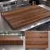 Thumbnail image #3 for Boos Block American Black Walnut Edge Grain Kitchen Countertop, 60 x 48 x 3 Inches