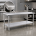 Thumbnail image #3 for Spec-Master Marine Series Stainless Steel Work Table with Adjustable Undershelf, 60 x 30 Inches