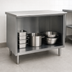 Thumbnail image #3 for Eagle Spec-Master Open Front Enclosed Base Work Table, 120W x 30D, 14/304 Stainless Steel Top