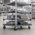 Thumbnail image #3 for Quantum Mobile Dolly for Double-Sided Sloped Shelving Systems, 1200 lb. Capacity