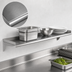 Thumbnail image #3 for Eagle Group 120 in. W x 10 in. D Wall-Mounted Shelf, 16 Gauge 304 Stainless Steel