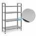 Thumbnail image #3 for Cambro Camshelving Elements XTRA 4-Tier Solid Stationary Starter Unit, 18 x 30 x 72 Inches, Speckled Gray