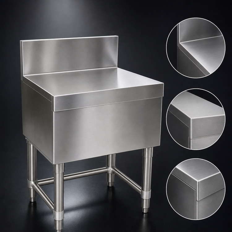 Product image #3 for Eagle Spec-Bar 36-Inch Wide x 24-Inch Deep Stainless Steel Filler Board