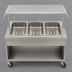 Thumbnail image #3 for Vollrath 2-Series 3-Well Portable Hot Food Station, 120V, with Buffet Breath Guard and Open Storage Base
