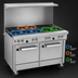 Thumbnail image #3 for Southbend Ultimate 48-Inch Gas Restaurant Range with 7 Open Burners, Convection Oven, and Cabinet Base