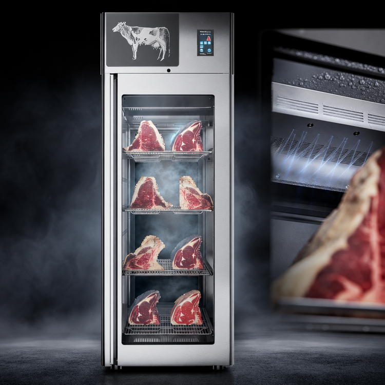 Product image #3 for Trento Stagionello Dry Age 3.0 Humidity-Controlled Dry Aging Cabinet, Glass Door, 24.7 Cu. Ft.