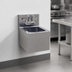 Thumbnail image #3 for Glastender WHS-12 Wall-Mount Stainless Steel Hand Sink with Skirt, 12 x 15 Inches, Faucet Included
