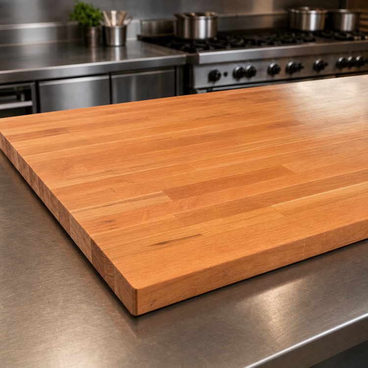 Product image #3 for Boos Block American Cherry Edge Grain Kitchen Countertop, 96 x 30 x 1-1/2 Inch, Varnique Finish