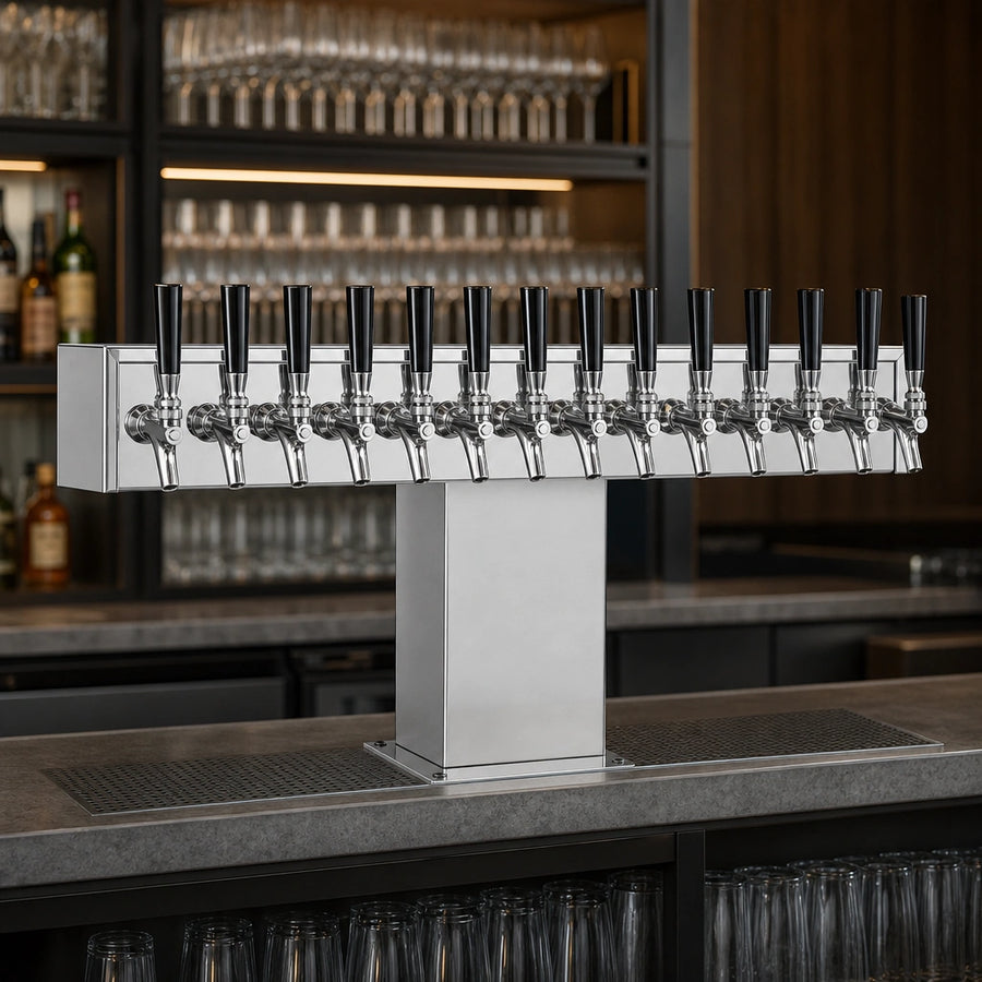 12-Faucet Wide Base Design