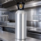 Thumbnail image #3 for Micro Matic USA 430A-20E 20 lb. Empty Aluminum CO2 Cylinder