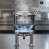 Thumbnail image #3 for Groen TDC/3-20 Direct Steam Tabletop Steam Kettle, 20 Quart, 2/3 Jacket, Hand Tilt