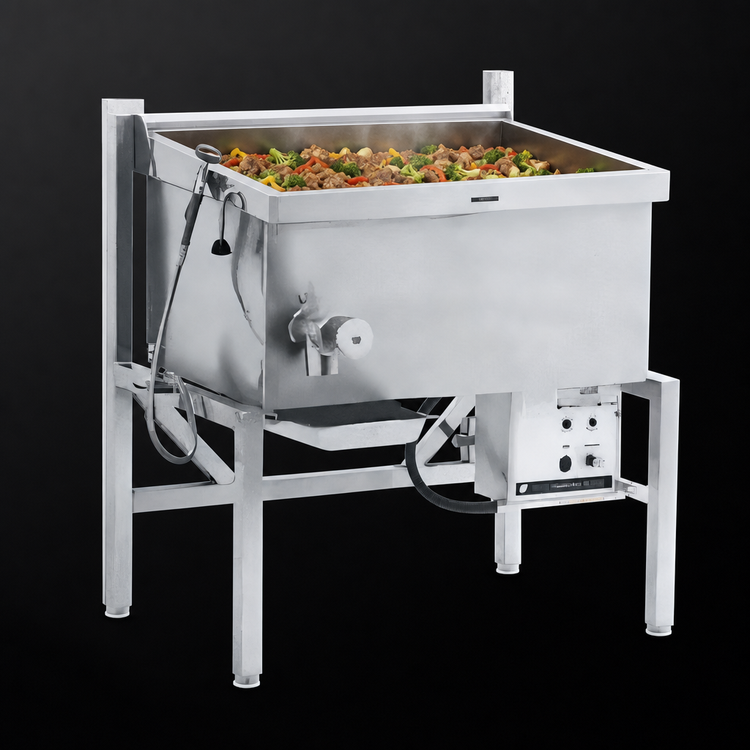 Product image #3 for Legion Combi-Pan Electric Tilting Skillet, 42.6-Gallon, Open Frame
