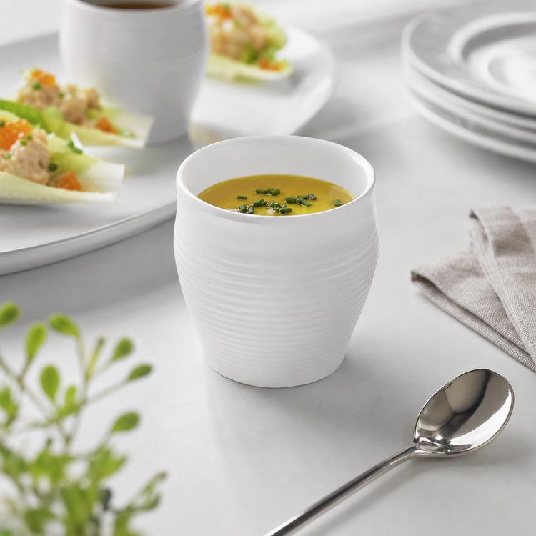 Product image #4 for American Metalcraft Marra Collection Cloud Melamine Pot, 4 oz.