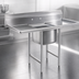 Thumbnail image #3 for Eagle Group 414 Series 1-Compartment Stainless Steel Sink with Dual Drainboards