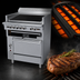 Thumbnail image #3 for Garland Cuisine Series 36-Inch Heavy Duty Natural Gas Charbroiler Range with Convection Oven