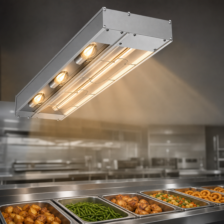 Product image #3 for Hatco Glo-Ray 36-Inch Lighted Aluminum Infrared Strip Heater