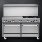 Thumbnail image #3 for Southbend (Middleby) Ultimate 4601DD-4T 60-Inch Gas Range with 2 Open Burners, 48-Inch Thermostatic Griddle, and 2 Standard Ovens