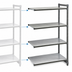 Thumbnail image #3 for Cambro Camshelving Basics Plus 4-Tier Solid Polymer Add-On Shelving Unit, 21
