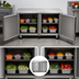 Thumbnail image #3 for Delfield 4460NP 60-Inch Two-Section Worktop Refrigerator with 2 Doors