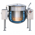 Thumbnail image #3 for Crown DLT-80TC 80 Gallon Direct Steam 2/3 Jacketed Tilting Kettle