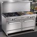 Thumbnail image #3 for Southbend Ultimate 60-Inch Commercial Gas Restaurant Range with 4 Burners, 36-Inch Griddle, Standard Oven, and Convection Oven