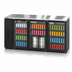 Thumbnail image #3 for Hoshizaki 80-Inch Three-Section Reach-In Back Bar Cooler with Glass Swing Doors