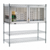 Thumbnail image #3 for Eagle Group 60 Inch W x 18 Inch D Stainless Steel Security Enclosure Kit with Hinged Doors for Wire Shelving