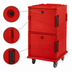 Thumbnail image #4 for Cambro Ultra Camcart® Security Package Front-Loading Insulated Food Pan Carrier, 2-Compartment, Hot Red