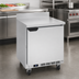 Thumbnail image #4 for Beverage-Air Single-Section 27-Inch Stainless Steel Worktop Freezer with Solid Door, 5.87 Cu. Ft., Rear-Mounted Self-Contained Refrigeration
