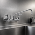 Thumbnail image #3 for T&S Extra Heavy Duty Splash-Mounted Faucet, 8-Inch Centers, 14-Inch Swing Spout