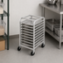 Thumbnail image #3 for Channel Manufacturing Half-Height Aluminum Side-Load Bun Pan Rack for 9 Full-Size Sheet Pans