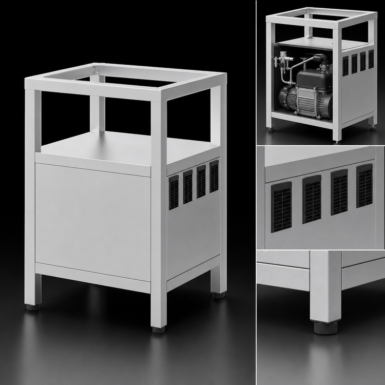 Product image #3 for UNOX XUC149 Cabinet for XUC175 MULTI.Day Hot Vacuum Pump with Air Compressor