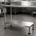 Thumbnail image #3 for John Boos Stainless Steel Dishtable Undershelf with Adjustable Bullet Feet
