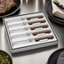Thumbnail image #3 for Victorinox 6-Piece 4-3/4-Inch Serrated Spear Point Steak Knife Set with Wood Handles
