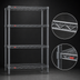 Thumbnail image #3 for Eagle Group Valu-Master 4-Tier Wire Shelving Starter Unit, 48