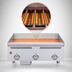 Thumbnail image #4 for Vulcan IRX Technology 48-Inch Countertop Gas Heavy Duty Griddle with 1-Inch Chrome Plate