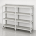 Thumbnail image #4 for Cambro Camshelving Premium 4-Shelf Vented Polymer Add-On Shelving Unit, 24