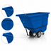 Thumbnail image #3 for Rubbermaid Commercial Recycling Tilt Truck, Standard Duty, 850 lb. Capacity, 1/2 Cu. Yd., Blue