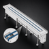 Thumbnail image #3 for Dinex DXIESB18 18-Foot Dual Band Belt Tray Make-Up Conveyor