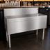 Thumbnail image #3 for Glastender DBA-42 Free-Standing Stainless Steel Underbar Drainboard, 42 x 19 Inches