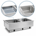 Thumbnail image #3 for Atlas Metal WIH-2 2-Well Electric Drop-In Hot Food Well, Individual Pan Design
