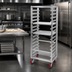 Thumbnail image #3 for Channel Lifetime Tough Extra Heavy-Duty Side-Load Aluminum Bun Pan Rack, 15-Pan Capacity, 29 x 18 x 70 in.